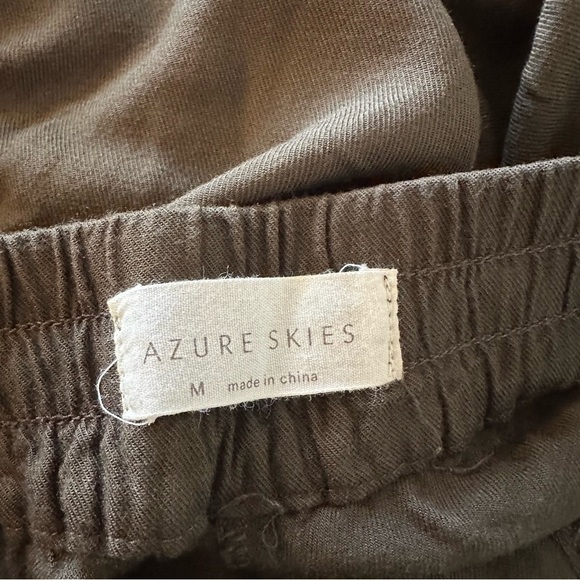 ARITZIA-AZURE Skies “Los Feliz Joggers” In Dark Olive (Size: Medium) - Picture 12 of 12
